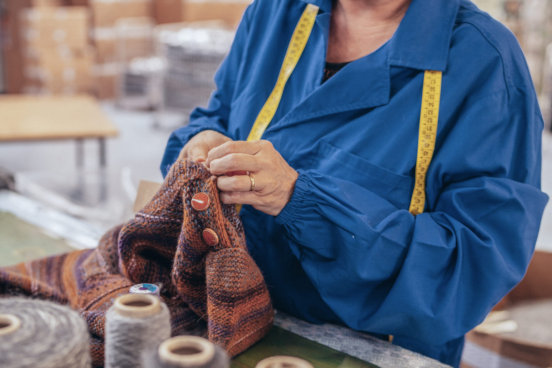 Processo produttivo maglieria made in Italy